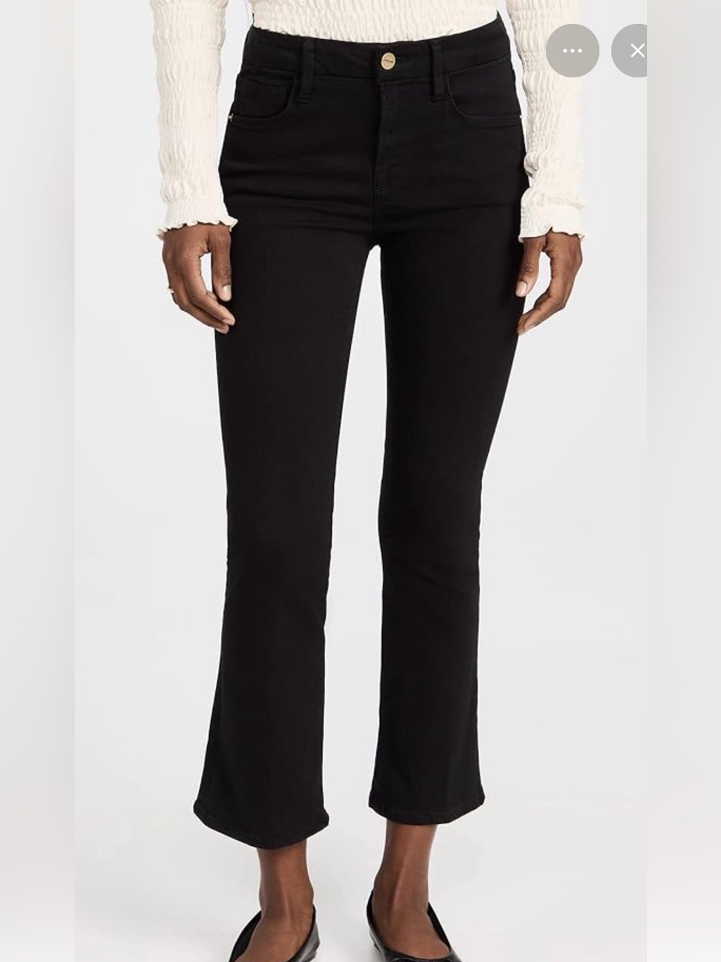 Frame Denim Le Crop Mini Boot - Size 25